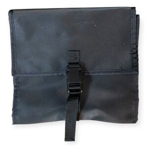 Black Men's Foldable Toiletry Bag